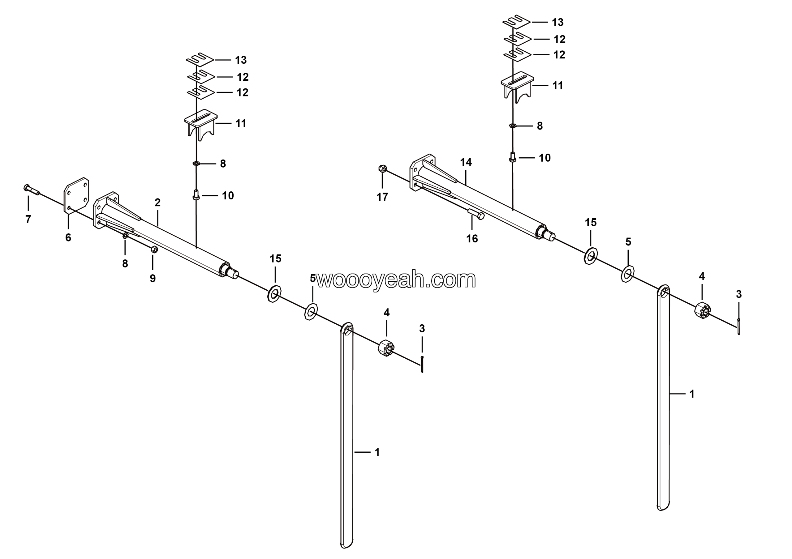 LGMG Off-Highway Dump Truck 2023 - Exhaust assembly - L5400-2754000187.S1B