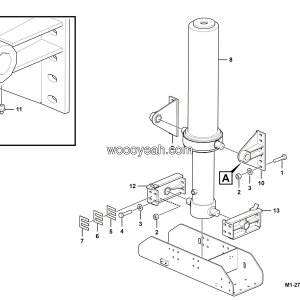 LGMG Mine Truck Mine Truck - Hydraulic lifting assembly-DP - M1-2716010705001