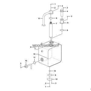 LGMG Mine Truck Mine Truck - Hydraulic oil tank assembly - M1600-2716011093