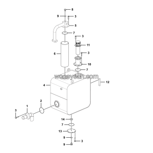 LGMG Off-Highway Dump Truck 2022 - Hydraulic oil tank assy - M1600-2716011222