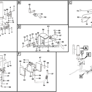 LGMG MT85 Mine Truck - Hydraulic lifting assembly - M1600-2716011534