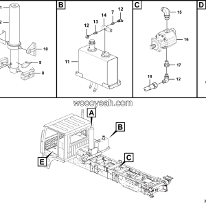 LGMG Mine Truck Mine Truck - Hydraulic lifting system - M1601-2716010705
