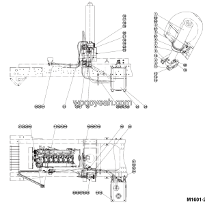 LGMG MT86H 2025 - Hydrulic lifting assembly - M1601-2716011329.S1C