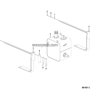 LGMG Off-Highway Dump Truck 2022 - ASM-Hydraulic tank installation assy - M1601-2716012770.S1A
