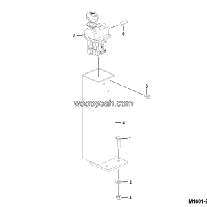 LGMG Off-Highway Dump Truck 2024 - ASM-lift bracket installation assy - M1601-2716012775.S1A