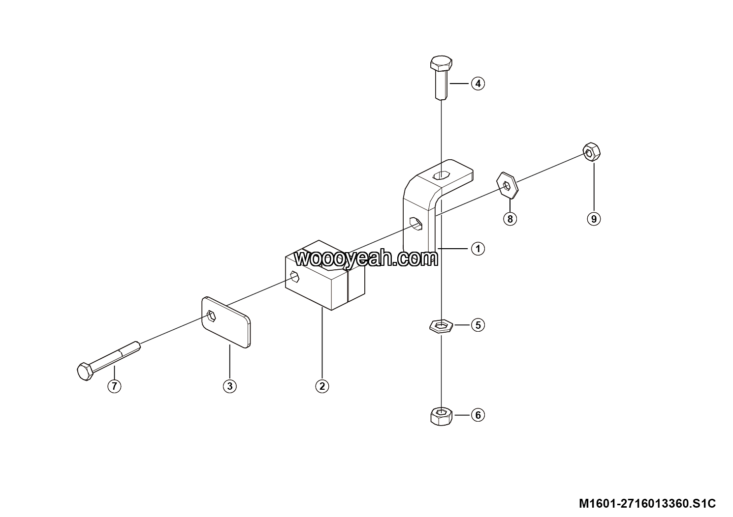 LGMG Off-Highway Dump Truck 2024 - Priority valve steel pipe fixing support - M1601-2716013360.S1C