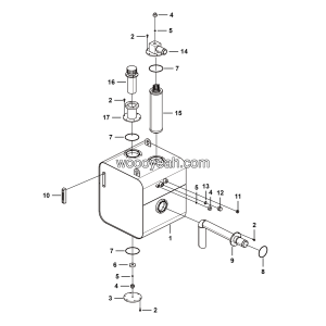 LGMG Off-Highway Dump Truck 2024 - Hydraulic oil tank - M1601-2716013381.S1A