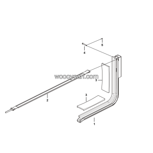 LGMG Off-Highway Dump Truck 2023 - Hydraulic oil tank brackrt assembly - M1601-2716013389.S1A