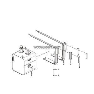 LGMG Off-Highway Dump Truck 2024 - Hydraulic mailbox mounting assembly - M1601-2716013395.S1A