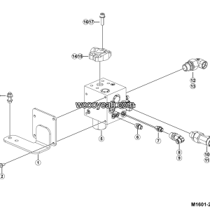 LGMG AT40 2025 - Diversion cartridge block assembly - M1601-2716013984.S1B