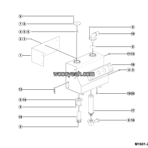 LGMG Off-Highway Dump Truck 2024 - Hyd oil tank assy - M1601-2716014127.S1A