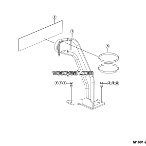 LGMG Off-Highway Dump Truck 2024 - Hose support assembly - M1601-2716014453.S1A