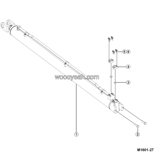 LGMG AT40 2025 - Hoist cylinder assy - M1601-2716014827.S1A-G1