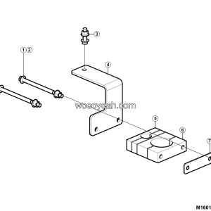 LGMG Mine Truck 2026 - Bracket assy - M1601-2716015431.S1A