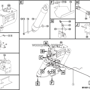 LGMG Mine Truck 2026 - Hyd hoist assy - M1601-2716015950.S1A