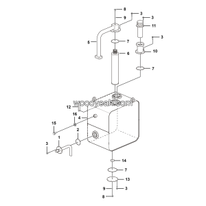 LGMG Off-Highway Dump Truck 2022 - Hydraulic oil tank assy - M1603-2716010880