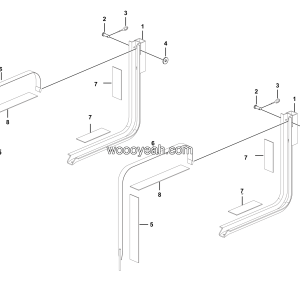 LGMG Off-Highway Dump Truck 2022 - Tank bracket assy - M1604-2716010890