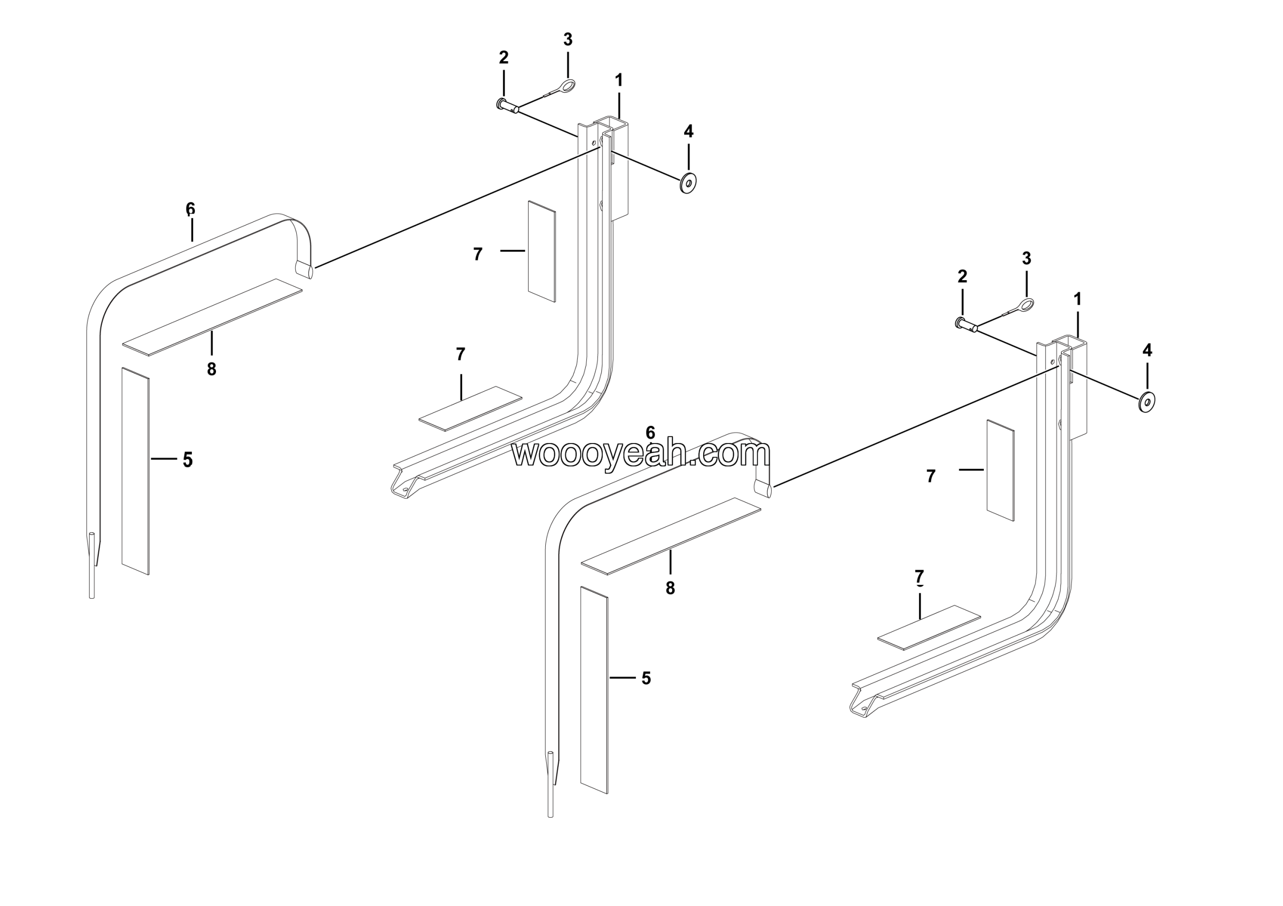 LGMG Off-Highway Dump Truck 2022 - Tank bracket assy - M1604-2716010890
