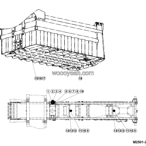 LGMG MT106 2025 - Centralised lubrication assembly - M2501-2725010130.S1C