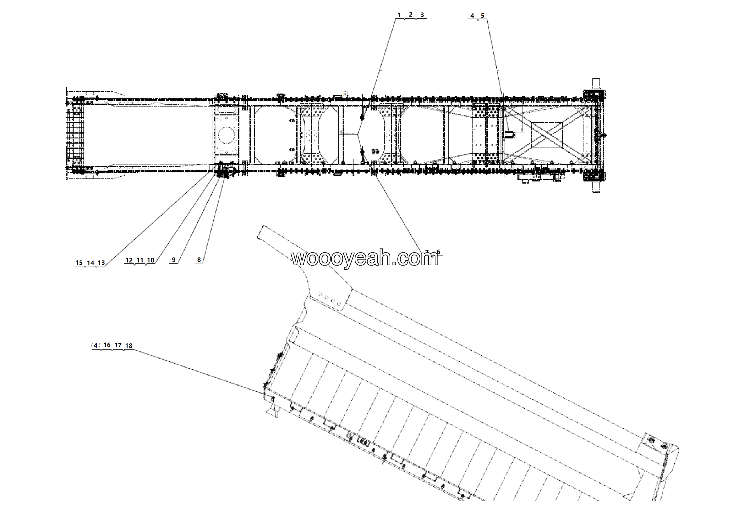 LGMG MT106H 2025 - Centralized lubrication assy - M2501-2725010184
