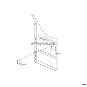 LGMG ？？2？？？？？？？？？？？o Hydrualic Excavator 2024 - Left front door assy - M3300-2633000435.S