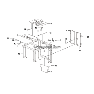 LGMG ？？2？？？？？？？？？？？o Hydrualic Excavator 2024 - Mid framework assy - M3301-2633000422