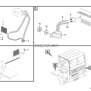 LGMG Mine Truck Mine Truck - Air conditioner assembly - N2100-2721010235
