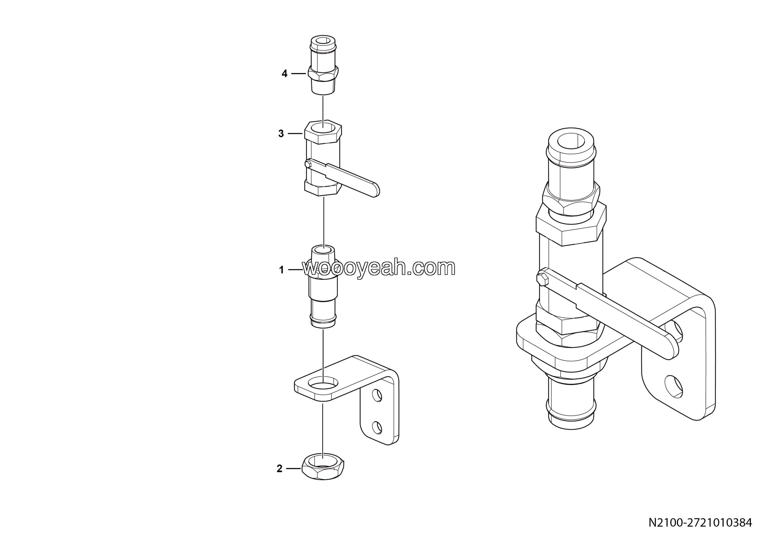 LGMG Off-Highway Dump Truck 2021 - Water valve assy - N2100-2721010384