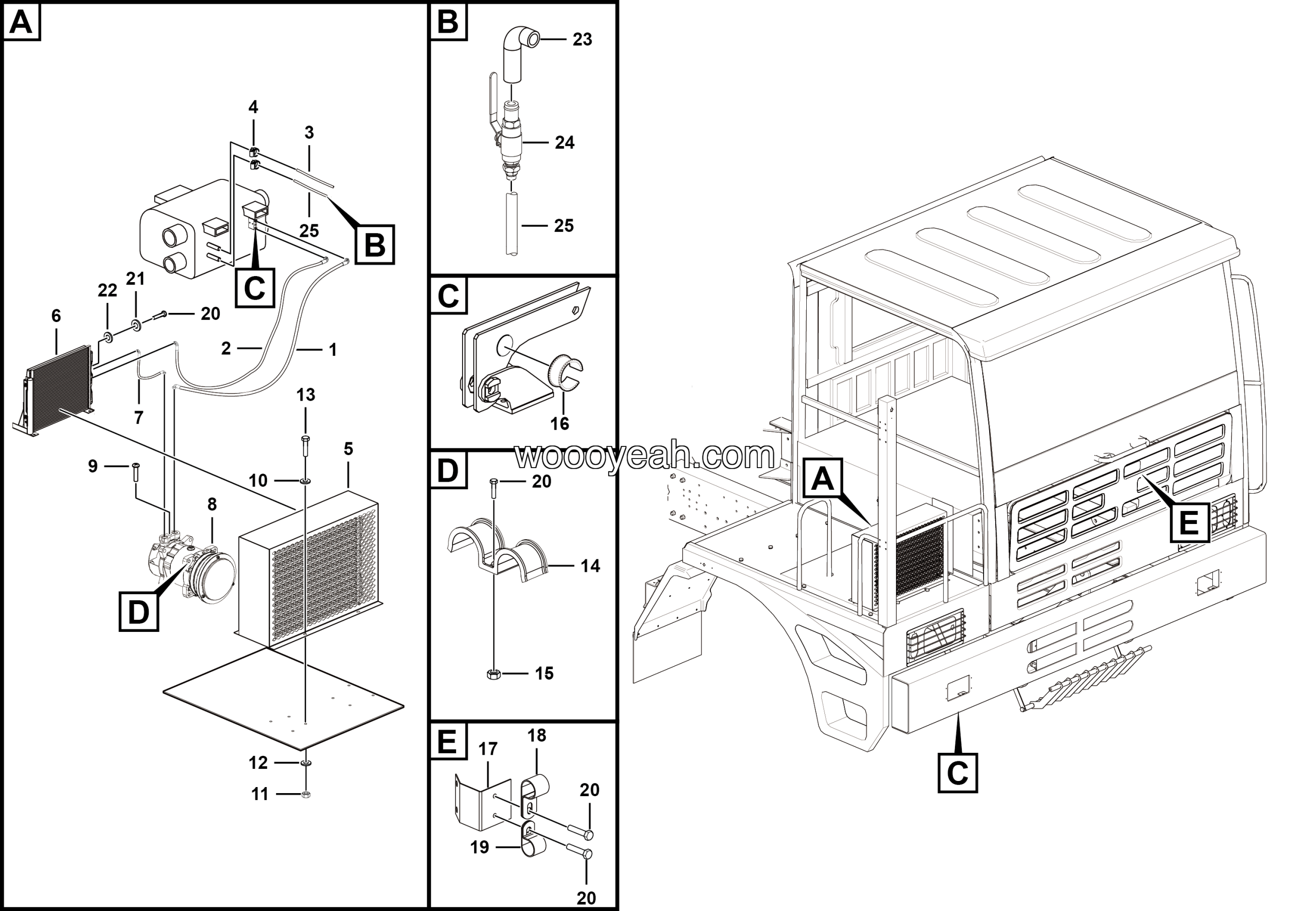 LGMG Off-Highway Dump Truck 2022 - Air conditioner assy - N2100-2721010582