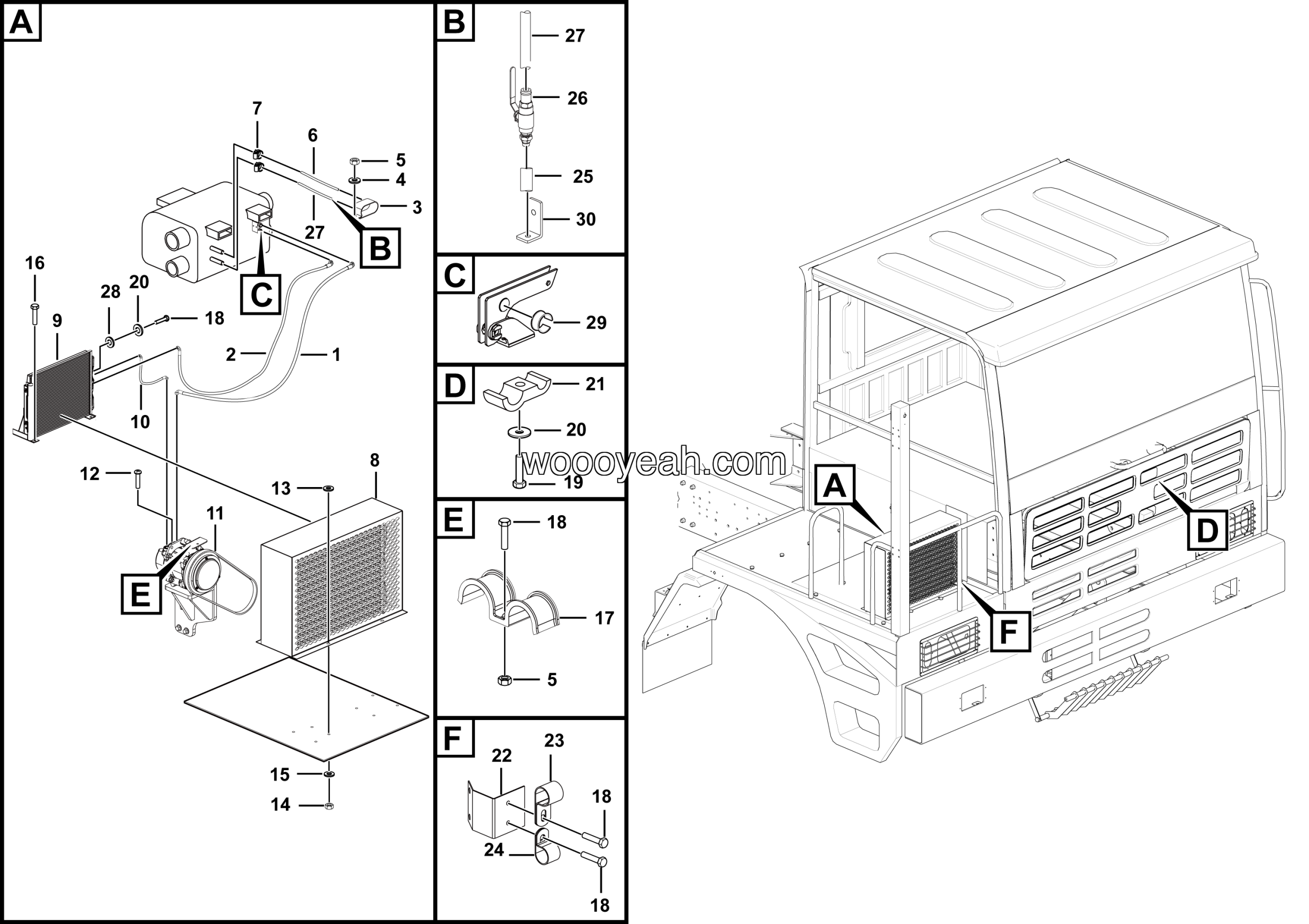LGMG Off-Highway Dump Truck 2022 - Air conditioner assy - N2100-2721010583