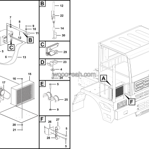 LGMG MT86H Mine Truck - Air conditioner assy - N2101-2721010288