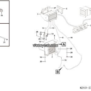 LGMG Off-Highway Dump Truck 2022 - Air conditioner assy - N2101-2721010605.S1B