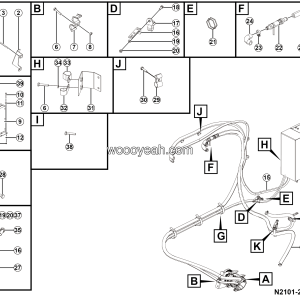 LGMG MT106H 2025 - Air conditioner assembly - N2101-2721010711.S1F