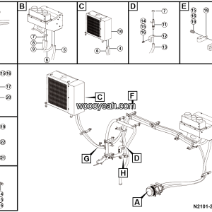 LGMG Off-Highway Dump Truck 2023 - Air conditioner installation - N2101-2721010806.S1A