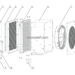 LGMG Off-Highway Dump Truck 2021 - Condenser assy - N2101-4190001667