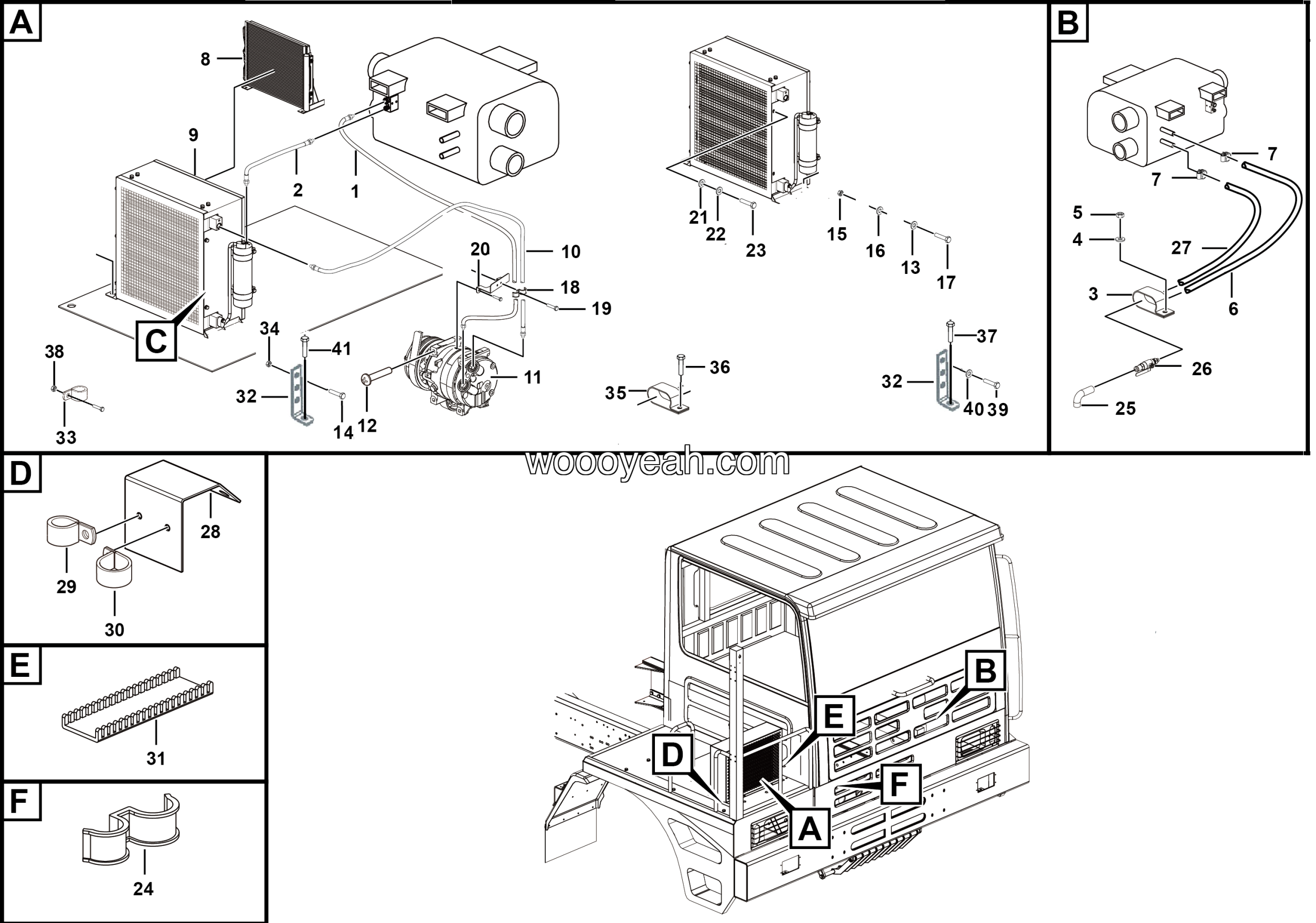 LGMG Off-Highway Dump Truck 2023 - Air conditioner assy - N2104-2721010340