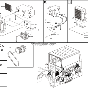 LGMG Off-Highway Dump Truck 2020 - Air conditioner assy - N2700-2721010480