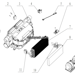 LGMG MT88 Mine Truck - Warm braw assembly - N3-4190000283