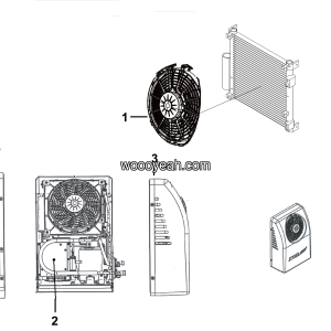 LGMG Off-Highway Dump Truck 2020 - Air conditioning external unit assy - N3000-4130702408