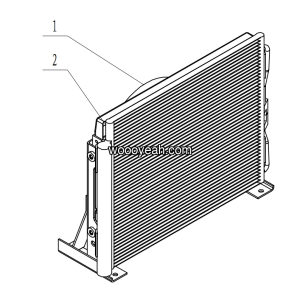 LGMG Mine Truck Mine Truck - Condenser installation assembly - N7-4190001214
