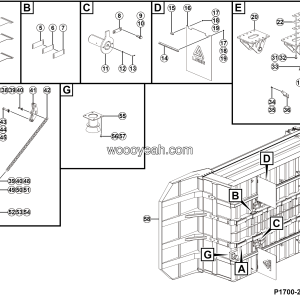LGMG Mine Truck 2026 - Body assy - P1700-2717050660.S1A