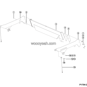 LGMG AT40 2025 - Body tailgate installation - P1704-2717041070.S1A
