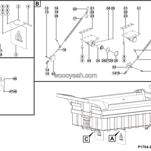 LGMG Off-Highway Dump Truck 2024 - Body assy - P1704-2717042762.S1A