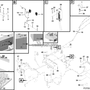 LGMG ？？2？？？？？？？？？？？o Hydrualic Excavator 2024 - Electrical assy - P3700-2641000001.S1B