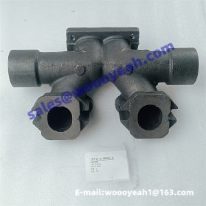615T1110122 W010516670 middle exhaust manifold pipe for Weichai