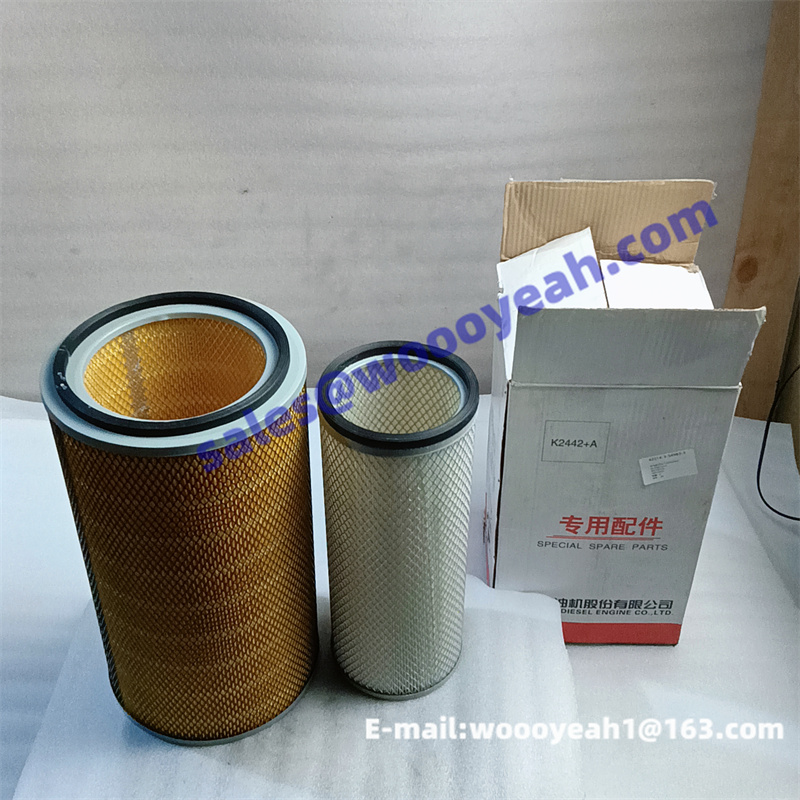 Y00170051 860109318 KW2442 D6114 air filter for XCMG