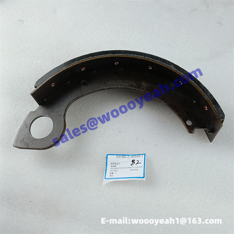 36С0004 55C0012 409101-103 409101-117 hand brake pad for XGMA XG932