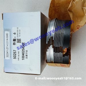 860161940 1004025A36E piston ring for XCMG XT870BR