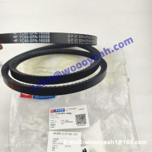 B3010-1307042 SPA1655 engine belt for Yuchai YC6J125